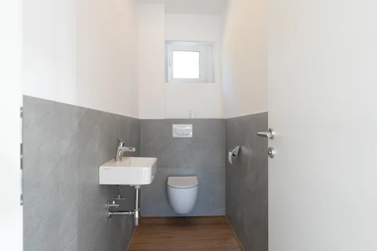 WC mit Waschbecken